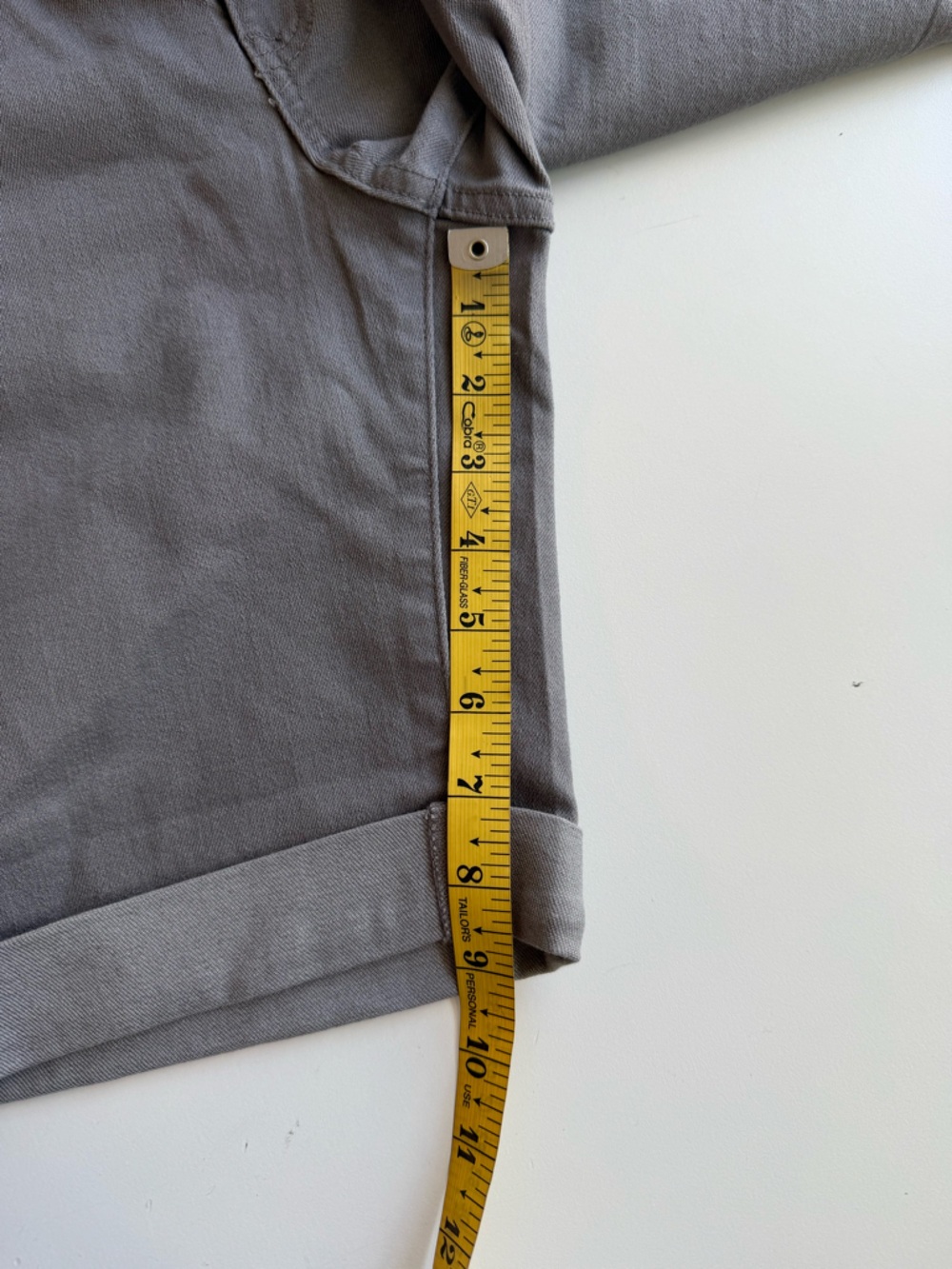 Nautica Jeans Womens Charcol Gray Super Stretch Bermuda Short 6 - Picture 10 of 11